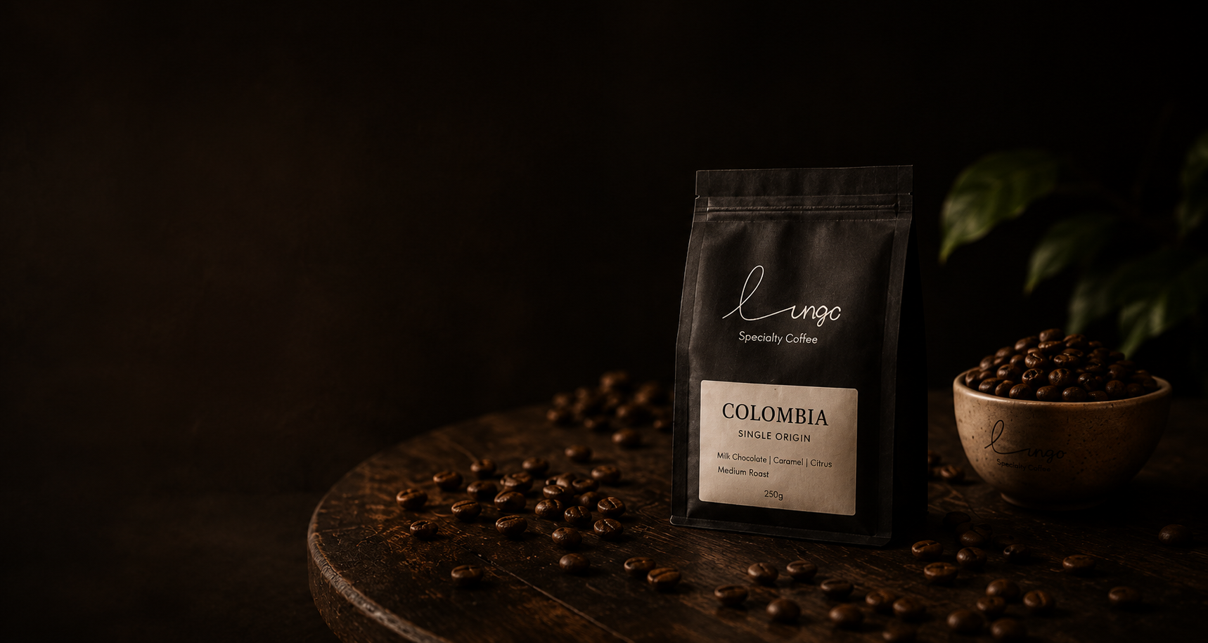 Lungo Colombia Single Origin coffee bag
